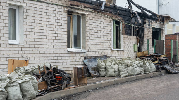 Professional Soot Cleanup technician working in Walkersville, MD